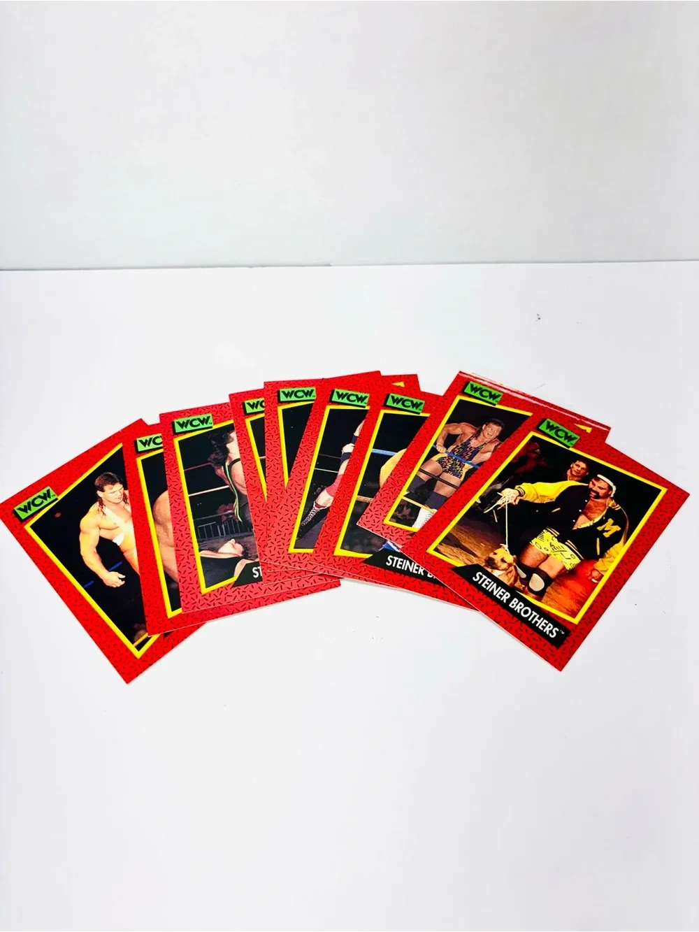 1991 WWF Superstars Pencil/Card Box WWE WCW Hasbro LJN Retro & 89 WCW Cards